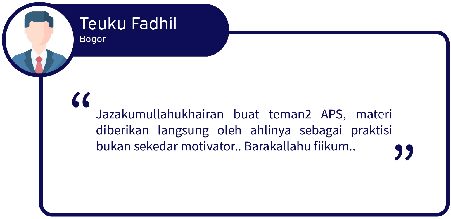 workshop online property syariah - workshop online properti syariah - belajar property syariah - Testimoni aps 11 - akademi properti syariah - dav property syariah