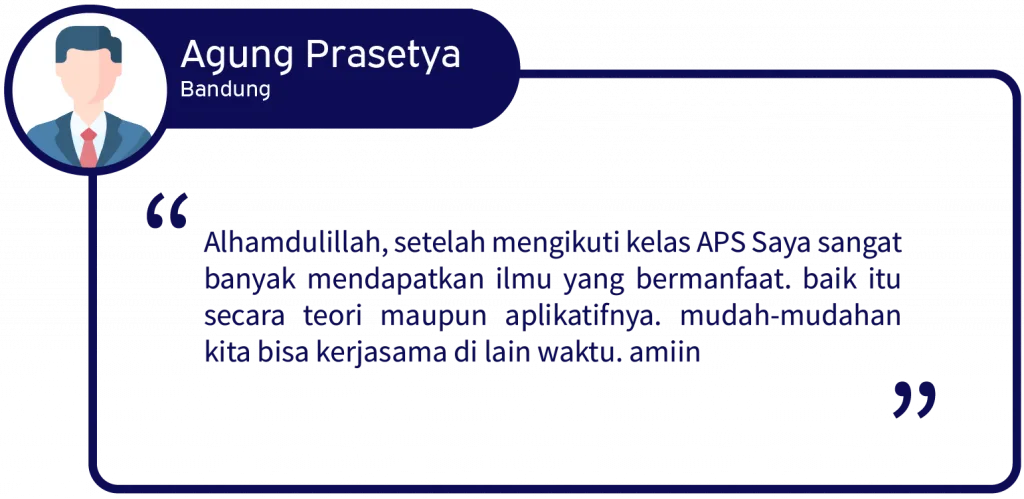workshop online property syariah - workshop online properti syariah - belajar property syariah - Testimoni aps 14 - akademi properti syariah - dav property syariah